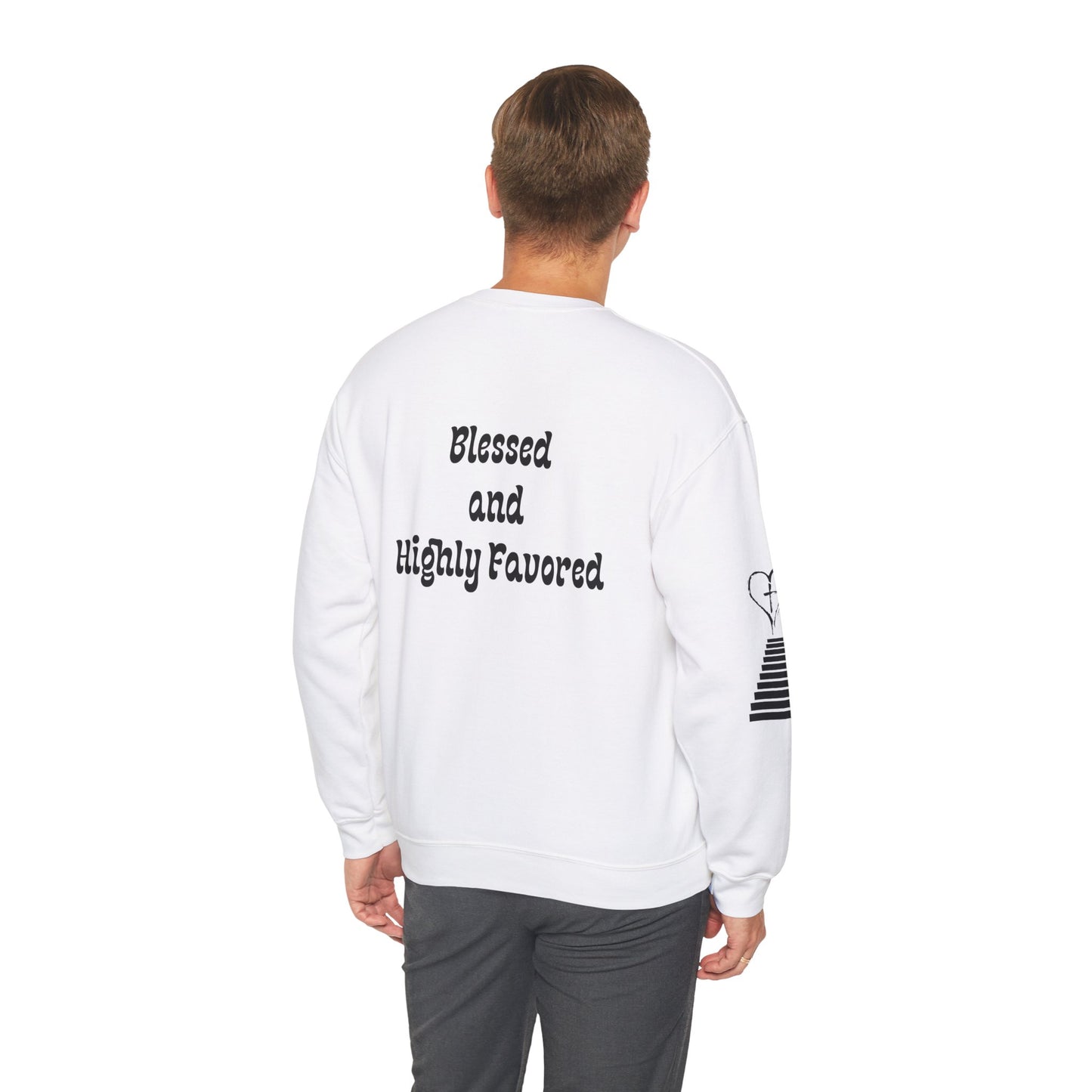 FF2F - Blessed and Highly Favored (PB) Unisex Heavy Blend™ Crewneck Sweatshirt