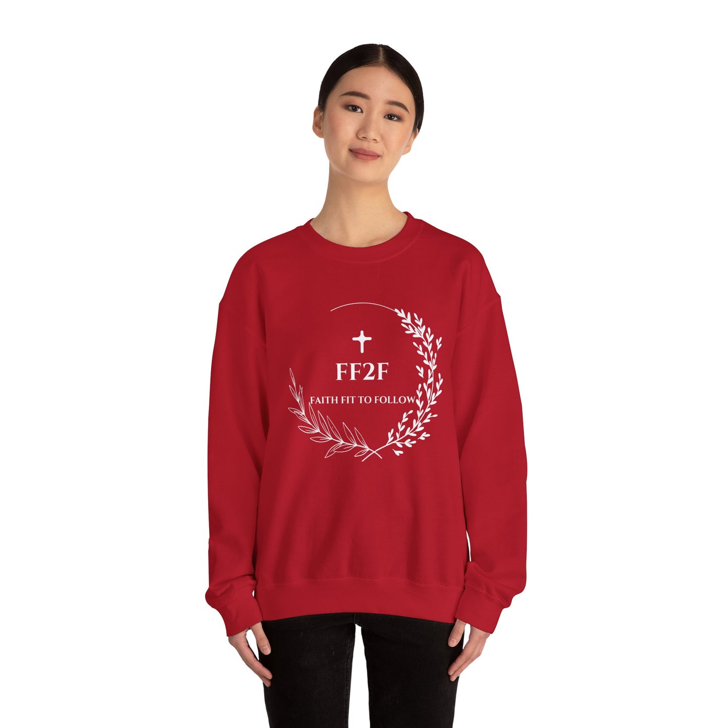 FF2F - Blessed and Highly Favored Unisex Heavy Blend™ Crewneck Sweatshirt