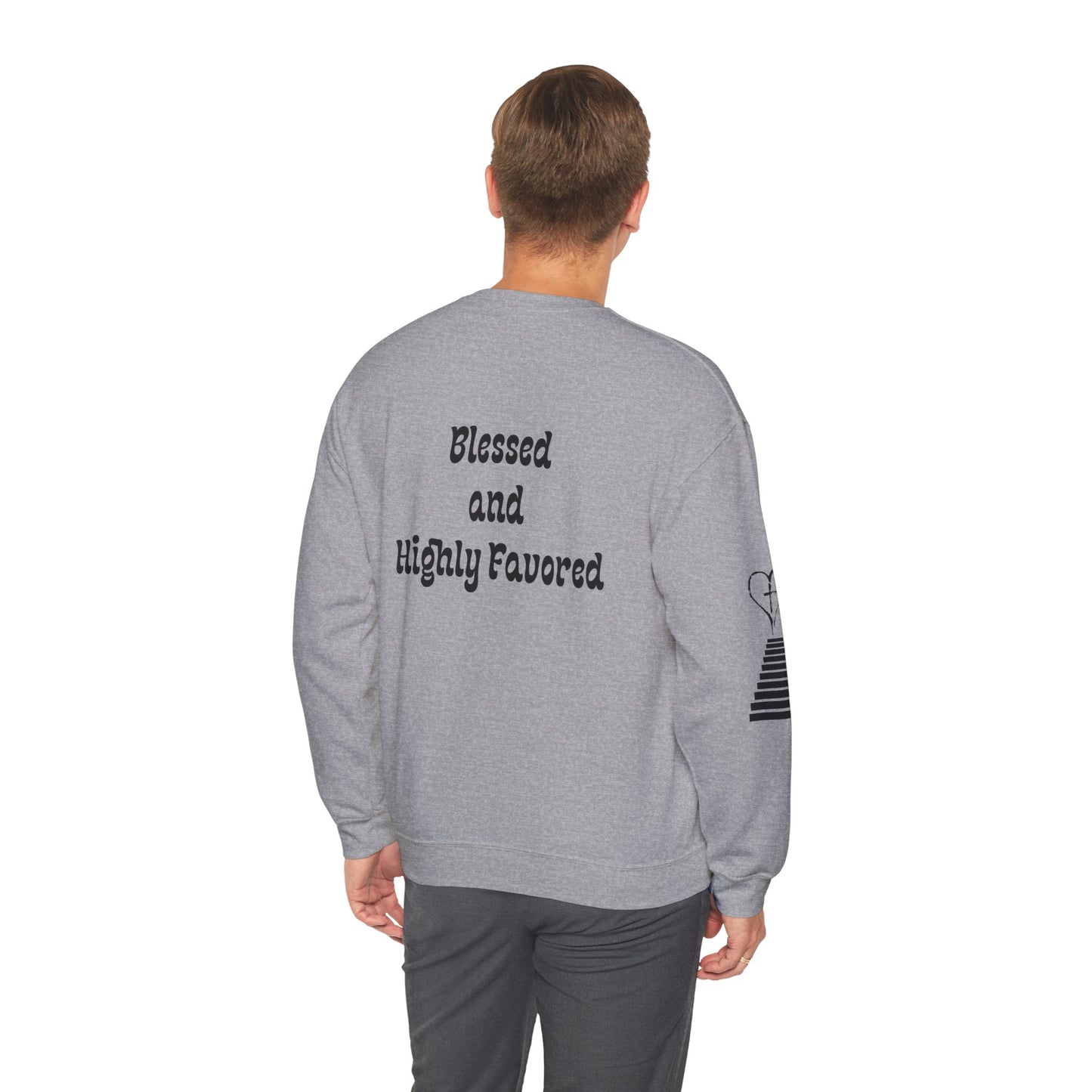 FF2F - Blessed and Highly Favored (PB) Unisex Heavy Blend™ Crewneck Sweatshirt